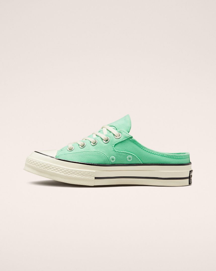 Tenisi Dama Converse Chuck 70 Mule Verzi Negrii | RO VFXOK470